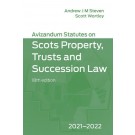 Avizandum Statutes on the Scots Property, Trusts and Succession Law 2020-21