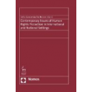 Contemporary Issues of Human Rights Protection in International and National Settings