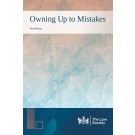 Owning Up to Mistakes