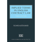 Implied Terms in English Contract Law, 3rd Edition