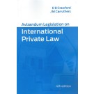 Avizandum Legislation on International Private Law 4th Edition