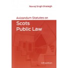 Avizandum Statutes on Scots Public Law 4th Edition