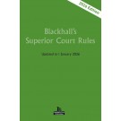 Blackhall's Superior Court Rules Updated to 1 January 2026