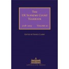 The UK Supreme Court Yearbook Volume 10: 2018-2019 Legal Year (Hardback and PDF Version)