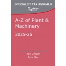 A-Z of Plant & Machinery 2025-26