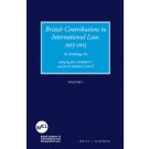 British Contributions to International Law, 1915-2015: A Four-Part Anthology