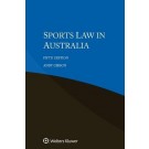 Sports Law in Australia 5th Edition