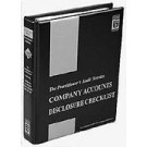 Company Accounts Disclosure Checklist Looseleaf