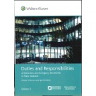 Duties and Responsibilities of Directors and Company Secretaries in New Zealand, 5th Edition