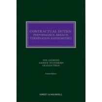 Contractual Duties: Performance, Breach, Termination and Remedies 4th ed