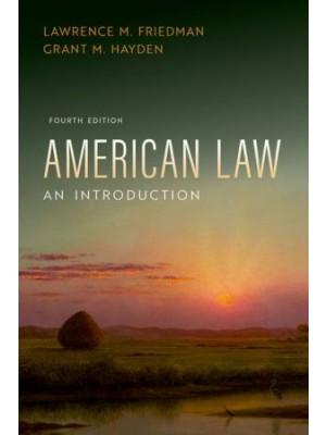 American Law: An Introduction 4th ed
