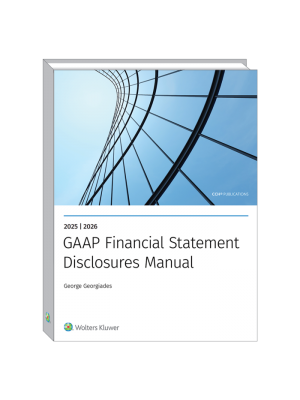 GAAP Financial Statement Disclosures Manual (2025-2026)